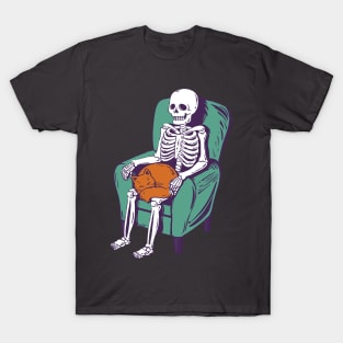 Skeleton Cat T-Shirt